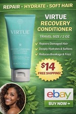Virtue Recovery Conditioner 2oz 60ml Travel Size Alpha Keratin Repair Hydrating picture