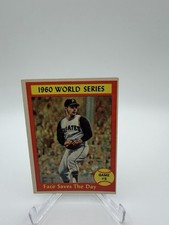 1961 Topps - World Series Roy Face #310 EXTREME MISCUT picture