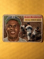 1956 Topps  Jackie Robinson LOW GRADE (crease) See Notes*  picture