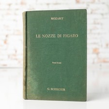 Vintage Mozart Le Nozze Di Figaro Vocal Score Hardcover Opera Book G Schirmer picture