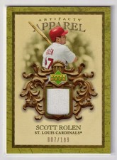 SCOTT ROLEN 7/199 Game Used Relic Apparel 2007 Upper Deck MLB-SR Cardinals picture