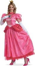 Disguise Women's Princess Peach Elevated Adult Costume, Women Size XL (18-20x) picture