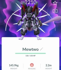 Pokemon Tra-de Go Armored Mewtwo Registered/30 Days picture