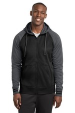 Sport-Tek Sport-Wick Varsity Fleece Full-Zip Hooded Jacket ST236 picture