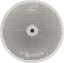 Class A 3-3/16 inch Round Reflector Center Mounting Hole Trailers Mail Boxes RV picture