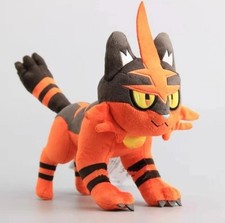 30cm Anime Orange Torracat Plush | Cute Fire Cat Tiger Doll | Soft Stuffed Toy | picture