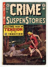 Crime Suspenstories #21 GD- 1.8 1954 picture