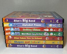Nickelodeon Blue's Clues DVD LOT OF 7 Nick Jr Blue’s Room TV Series Children’s picture