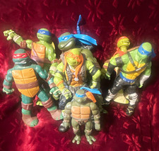 Teenage Mutant Ninja Turtles TMNT Mixed Lot 5 Action Figures Leonardo/Raphael picture