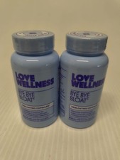 NEW Love Wellness Bye Bye Bloat Debloating Capsules 60 Count EXP 07/2027 Lot 2 picture