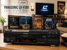 PANASONIC LX-H180 🌈RaRe🌈 Laser-Disc Player + Movies Bundle picture