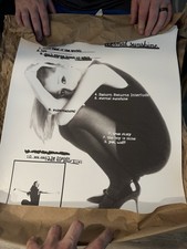 3X- NOS OFFICIAL Eternal Sunshine Tracklist Poster Black & White Music Poster picture