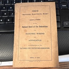 1923 National Electrical Code picture