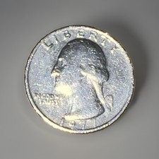1977-D Washington Quarter Filled D Mint Mark Error Coin Rare picture