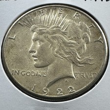 1922-S $1 Silver Peace Dollar (90795) picture