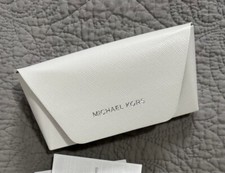 Michael Kors Authentic Hard Eyeglasses/Sunglasses Case in White picture