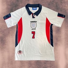 England 1998 National Team Youth Jersey - David Beckham Edition - Special Releas picture