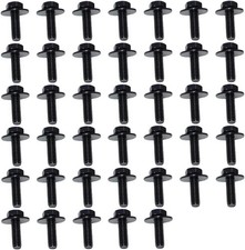 40PCS M6-1.0 x 24mm Hex Head SEMS Bolts - Automotive Body Bolts Screws Fastener picture