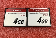 NEW Transcend TS4GCF220I 4 GB Industrial Grade CompactFlash CF Card 220X CF220I picture