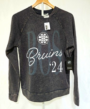 NHL Boston Bruins #24 Gray Crewneck Sweatshirt Size M National Hockey League picture
