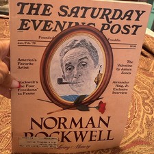 The Saturday Evening Post Jan/Feb 1979 Illustrated Issue - Norman Rockwell picture