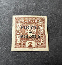 Poland 1919 Sc# P1 Newspaper Philatelia Krakow Imperforate MH  picture