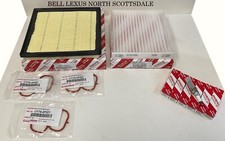 TOYOTA OEM FACTORY TUNE UP KIT 2011-2016 SIENNA FILTERS, SARK PLUGS AND GASKETS picture