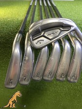 Used RH Callaway Apex CF16 Forged Iron Set 5-PW-GW Matrix Ozik 65g Stiff picture