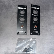 Used Set of Fisher ST-920 Reset Panels & Matching Screws picture