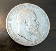 1893 Germany 5 Marks Silver Coin picture