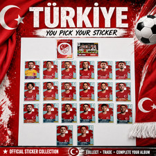 2026 100% Authentic Panini FIFA World Cup Türkiye Stickers Pick Team Logo Player picture