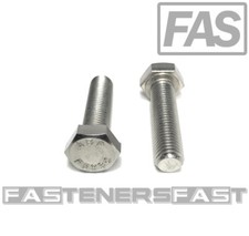 (20) 5/16-24x1-1/4 Stainless Steel Hex Cap Screws FT Hex Bolts (UNF) FINE THREAD picture