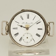 H. MOSER Co Military Wrist Watch Men's no fusee duplex chronometer no repeater picture