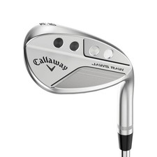 LEFT HANDED CALLAWAY JAWS RAW CHROME SAND WEDGE 56°-12° (BOUNCE) W GRIND STEEL W picture