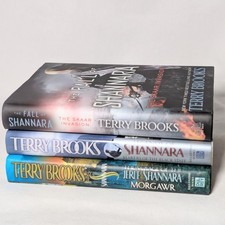 Terry Brooks The Shannara Series Hard Covered Books Dust Jackets Lot of 3 picture