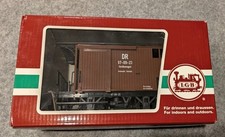LGB 40075 DR 97-09-23 Gerätewagen Freight Boxcar G Scale Brown Original Box picture