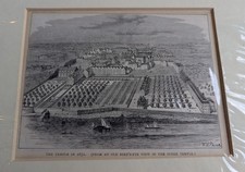 Antique wood-engraved print titled 