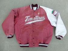 Vtg ARRIETA Tomateros De Culiacan Satin Bomber Jacket M Mexicana Baseball READ* picture