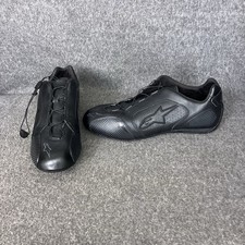 Alpinestars F1 Sport Shoes Men's 12 Black Speed Lace Driving Motorsport Low Top picture
