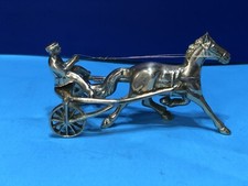 Vintage Brass Chariot ( Beautiful) Well Taken Care picture