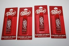 Lot (4)Taste Beauty Dr. Pepper Flavored Lip Balm NEW & CARDED picture