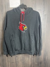 Champs Team Edition Louisville Cardinals Hoodie Sweatshirt Adult Size L Black picture