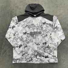 RedHead White Snow Camo Hoodie Mens XL Viper Arctic Camouflage Sweatshirt picture