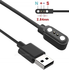 2-Pin Universal USB Data Charging Cable Magnetic Charger For Smart Watch 2.84mm picture