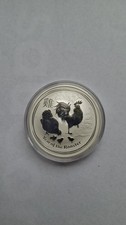 Perth Mint Australia Lunar 2017 Year of the Rooster 1oz Silver Coin in Capsule picture