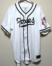 vtg Rawlings FOX CITIES FOXES #7 Baseball Jersey sz 50 Throwback Wisconsin 2000s picture