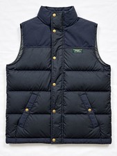 LL Bean Mountain Classic Down Puffer Vest Men's Large Navy Blue Pertex picture