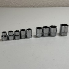 SNAP ON 9pc Shallow Metric socket Set FSM 3/8