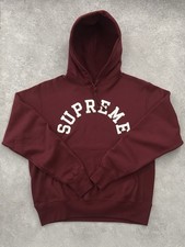Supreme X Champion Arc Logo Hoodie — Burgundy / White picture