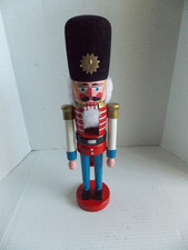Vintage East German Wooden  Soldier Nutcracker  15,5